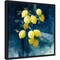 Lemon Grove I by Julia Purinton 16-in. W x 16-in. H. Canvas Wall Art Print Framed in Black